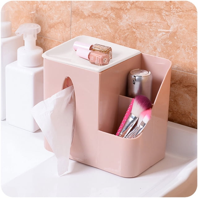 unbranded Organizador De Escritorio Para Hogar Caja De Pañuelos Rosa Sin Olor Y Portátil
