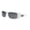 White, variant on Men's Sunglasses Rectangular Biker Shades Winged Skull UV400 Matte Tortoise