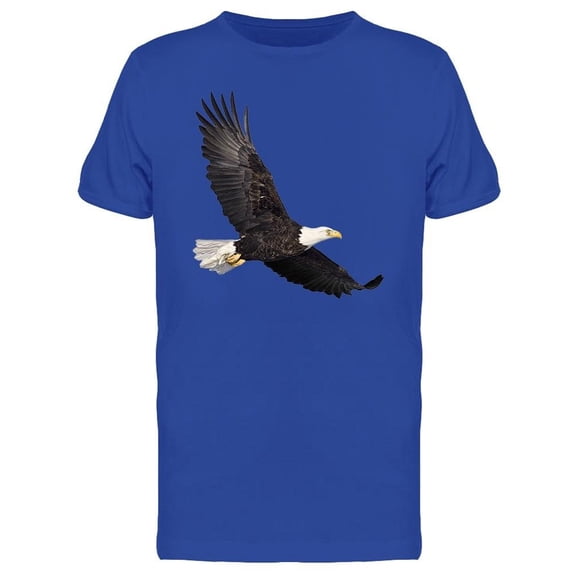Elegantly Flying Bald Eagle Tee Men's -Image by Shutterstock