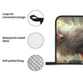 thumbnail image 4 of Honeii Mystic Fox With Halo Pattern Oven Mitts and Pot Holders, Silicone Oven Gloves,500 F Heat Resistant Oven Mitts Sets, 4PCS, 4 of 6