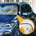 thumbnail image 4 of Sun Faces Automotive Front Car Windshield Sun Shade Reflector Foldable for Front Fit for Cars Truck SUVs, 4 of 8