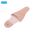 thumbnail image 3 of Unique Bargains 4.5'x2.6' PU Leather Embroidery Scissors Sheath Protective Cover, Pink 4 Pack, 3 of 7