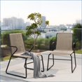 thumbnail image 5 of Outdoor Club Chairs Set of 2, Modern Woven Rope & Iron Frame | Iron,Woven Rope, 5 of 16