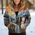 thumbnail image 2 of Women Lined Plush Sweat Jacket With Hood Autumn Winter Warm Hooded Jacket Loose Coat Pockets Large Sizes Hoodie Sweatshirt, 2 of 7