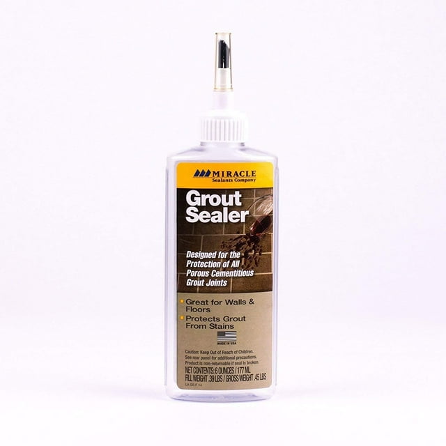 Sellador para juntas de lechada Miracle Sealants 177 ml resistente a la intemperie