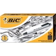 thumbnail image 4 of BIC Clic Stic Retractable Ball Pen, Medium Point, Black, 12-Pack, 4 of 8