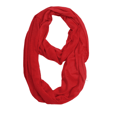 TELOLY White Scarf for Women,Cold Protection White Scarf,Outdoor Sports Lightweight Long Scarfs,Red