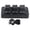 Black, variant on YAHHU MK321U 3 Key Keypad RGB Backlit USB Mini Mechanical Programmable Macro Pad for Computer Black