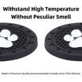 thumbnail image 4 of iSaddle Dog Paw Car Cup Holders Insert Coaster Automotive Interior Accessories - Universal Vehicle Cup Coaster 5mm Thick Silicone Anti Slip Cup Mat for All Cars Boats Golf Cart (2.75" Diameter, 2PCS), 4 of 6