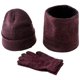 thumbnail image 1 of Apuakthei - Gorro, guantes y bufanda para hombre y mujer, 3 piezas, gorro de invierno con pantalla táctil, guantes y bufanda con forro de punto, 1 of 5