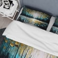 thumbnail image 4 of Designart "Nature-Inspired Trees Painting II" Modern Bedding Covert Set - Other Abstract Black Abstract Bed Set With 1 Sham, 4 of 6