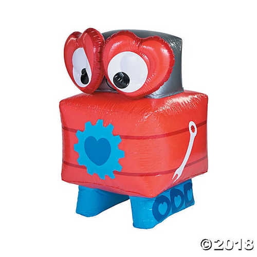 Inflatable Valentine S Day Robot Walmart Com Inflatable Valentine S Day Robot Walmart Com