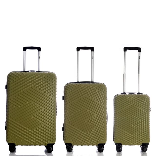 Set NEON Maleta Verde M HARDHEAD 3 pza