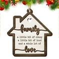 thumbnail image 2 of BNNG Gifts for Family, Family Funny Gifts - Gifts for Mom, Dad, Christmas Ornaments 2026, Family Reunion Women, Men - Christmas Tree Decoration Wooden Ornaments, 2 of 7