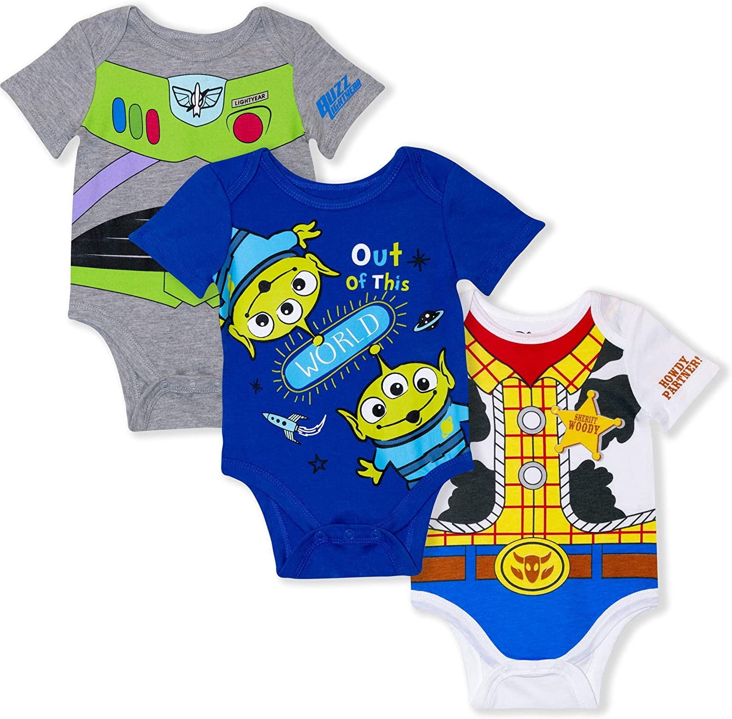 ALIEN TOY STORY Personalised Baby Vest Disney Baby Bodysuit Romper Toy Story Alien Birthday Outfit Personalized Baby Vest Sleepsuit