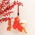 thumbnail image 2 of 2026 Year of The Horse Plush Ornament, 5.9inch Mini Cute Flying Horse Plush Keychain, Horse Charm Bag Pendant, Car Key Chain Accessory, Backpack Charm Horse, Soft Plush Keychain Horse, 2 of 7