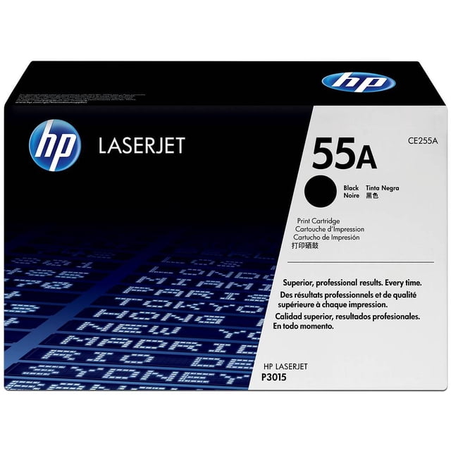 Cartucho de tóner HP 55A Negro Laserjet Original HP CE255A