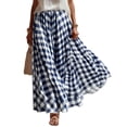 thumbnail image 2 of Xunlbb Up to 50% off Long Skirts for Women, Women's Summer Casual Polka Patchwork Layer Sweet Half Skirt Gift for Girls, on Clearance, 2 of 8