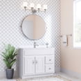 thumbnail image 3 of Design House Concord 37-Inch Vanity in White with Single-Hole Top, Fully Assembled, 3 of 9