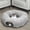 Light Grey, variant on Tunnel Bed for Indoor Cats - Large Donut Tunnel with Ball , Collapsible 2-in-1 Multifunctional Interactive for Kitten, Puppy, , Ferret (Brown)