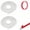 White, variant on ouhos 2 Rolls 10Ft /15 mm Flexible Molding Trim Peel and Stick for Walls Decorative Bead Pearl DIY Wall Trim for Bathroom Mirror Frame Border Backsplash Ceiling Cabinet TV Wall Edge(Wood)
