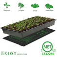 thumbnail image 4 of Almohadilla térmica para semillas de plantas, suministros de jardín, arácnidos, reptiles, 4 modelos de enchufe, Pvc, resistente al agua, roedores, negro, 4 of 5