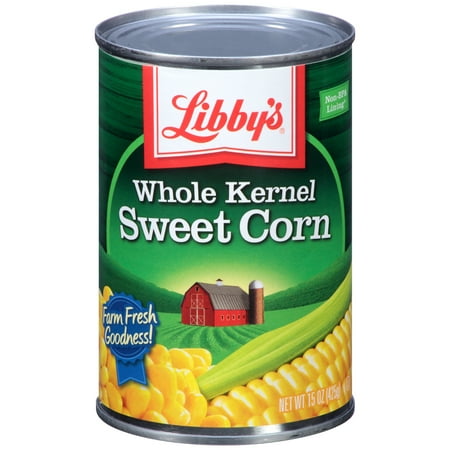 Libbys Whole Kernel Sweet Corn, 15 oz