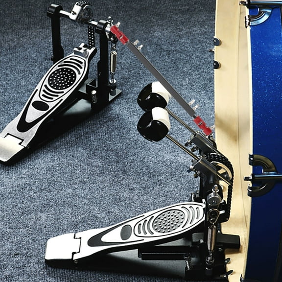 Topbathy Double Bass Drum Pedal Link Bar Metal Construction Assorted Colors for Enhanced Stability 1 Piece