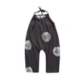 thumbnail image 3 of Fesfesfes Children's Clothing Summer Girls Sunflower print Sling Halter Jumpsuit, 3 of 5