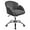 Gray, variant on Velvet Desk Chair Modern Makeup Vanity Swivel Chair with Armrests for Makeup Room Living Room Bedroom