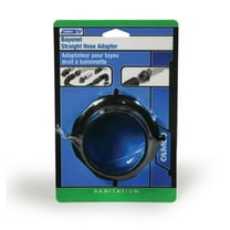 Camco RV Straight Hose Adapter Sewer Fitting, Black (39413)
