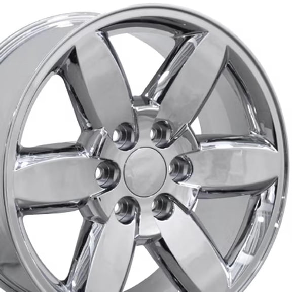 OE Wheels CV94 20 Inch Rim Fits Silverado 1500 Style 6x139.7 20x8.5 Chrome - Hollander 5420 (1)