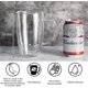 thumbnail image 5 of 16oz Insulated Coffee Mugs - Double Wall Glass - Tea Mugs - Latte Mugs - Clear Glass - Set of 2 (16oz), 5 of 5