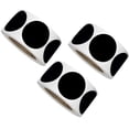 thumbnail image 1 of Self-Adhesive Label Stickers Chalkboard Stickers Round Shape For Office Use Black 5x5CM 3 Rolls, 1 of 3