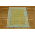 thumbnail image 3 of Casavani Cotton Handblock Printed Dhurrie Green Hallway Stair Runner Outdoor Rug 3x20 feet, 3 of 5