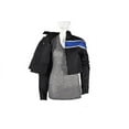 thumbnail image 3 of Dealer Leather LCD18-BLUE-M Womens Black Lightweight Textile Jacket with Blue Stripe - Medium, 3 of 5