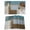 Blue, variant on Yellow Brown Placemats Set of 8, Abstract Blue White Vintage Oil Painting Placemats for Dining Table, Place Mats for Kitchen Tabletop, Waterproof Wipeable Dining Table Mats Set