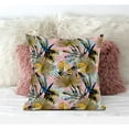 thumbnail image 4 of Plant Illusion Suede Zippered Pillow with Insert in White Light Blue 18 x 18, 4 of 7