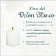 thumbnail image 3 of Vela Blanca Velón Blanco 7 cm Limpias y Armonizaciones, 3 of 8