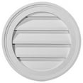 thumbnail image 1 of Ekena Millwork GVRO12F 12 in. W x 12 in. H Round Gable Vent Louver- Functional, 1 of 7