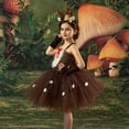 thumbnail image 5 of HAWEE Elk Costume for Girls Christmas Jungle Themed Party Animal Costume Fancy Dress Elk Dress, 5 of 8