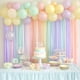 thumbnail image 2 of Lote de 8 serpentinas pastel de Captain Decor, 200 m (656 pies) de decoraciones de cumpleaños pastel, decoraciones de fiesta arcoíris, suministros para fiestas de fondo y decoración de bodas (4,6 cm x, 2 of 7