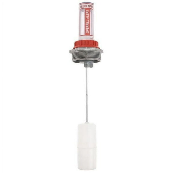 At-A-Glance Overfill Gauge,2 In NPT,8 In From Top O-2-8