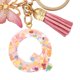 thumbnail image 4 of Llavero Con Borla Y Mariposa  Letras Del Alfabeto para Carteras Color Rosa, 4 of 9
