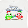 thumbnail image 4 of Inktastic Merry Christmas Owls Boys or Girls Toddler T-Shirt, 4 of 5