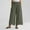 A01_Army Green, variant on ylioge Ladies Loose Fit Wide Leg Pants Linen Winter High Waist Cruise Trousers Palazzo Full Length Solid Color Comfy Pants Pantalones