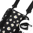 thumbnail image 6 of HAWEE Waist Belt Bag for Women Plus Size Fashion Fanny Packs Water Resistant Multifunctional Cross Body Shoulder Purse with 2 Adjustable Straps, Daisy, 6 of 7