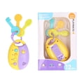 thumbnail image 3 of Juguete De Llave De Coche Remoto De Simulación Segura Con Sonido Y Amarillo Claro Para Bebés De 12 Meses O Más, 3 of 7
