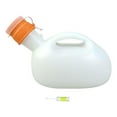 thumbnail image 1 of Botella de orinal portátil para hombres, olla de colección de orinal, sin derrames, a prueba de fugas, botella para orinar para conducir al aire libre 2000ml, 1 of 8