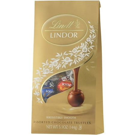 Lindt Lindor Assorted Chocolate Truffles, 5.1 Oz.